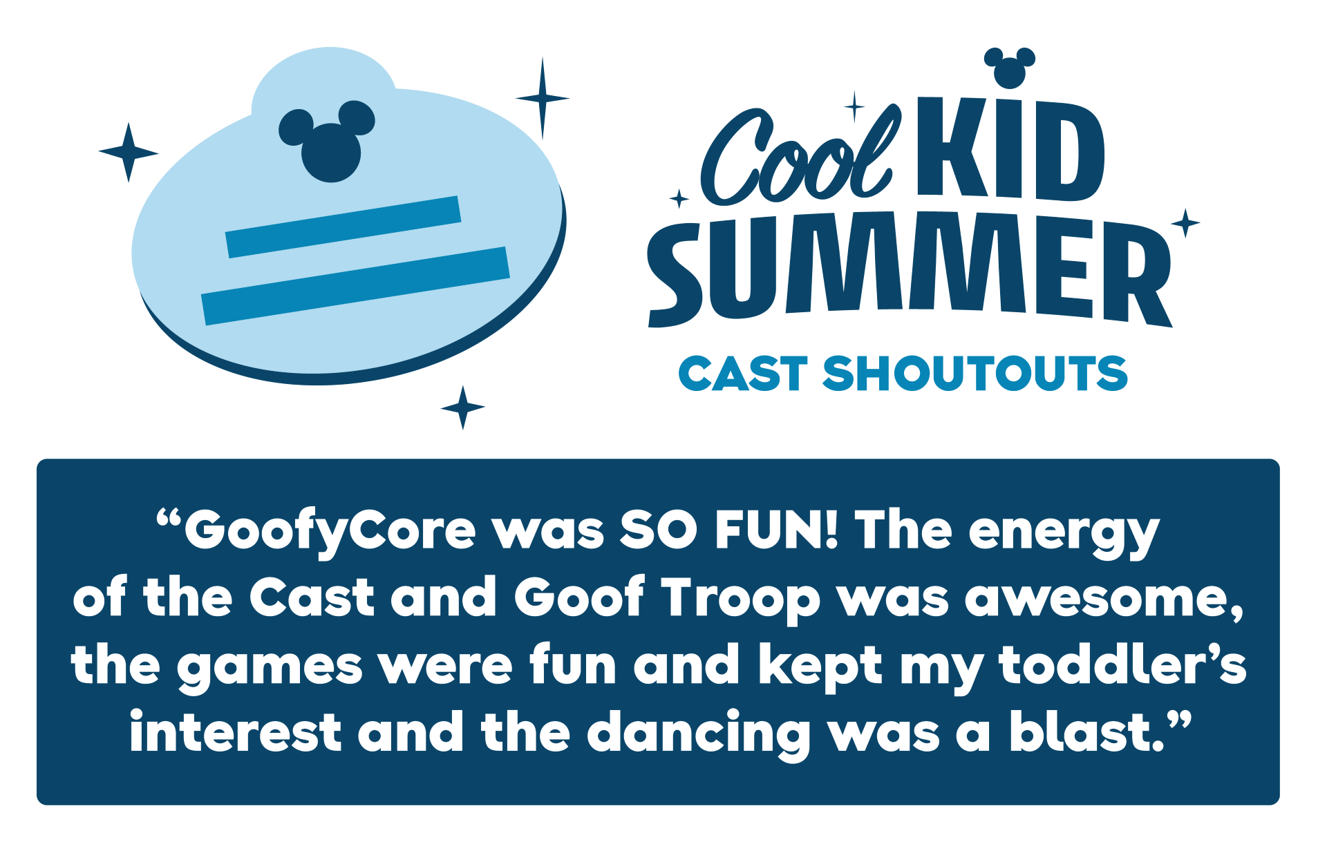 Walt Disney World Cast Compliment - Cool Kid Summer 2025