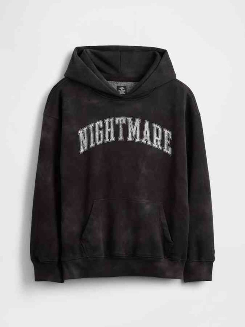 2025 Gap Nightmare Before Christmas Halloween Merchandise Collection Kids VintageSoft Graphic Hoodie