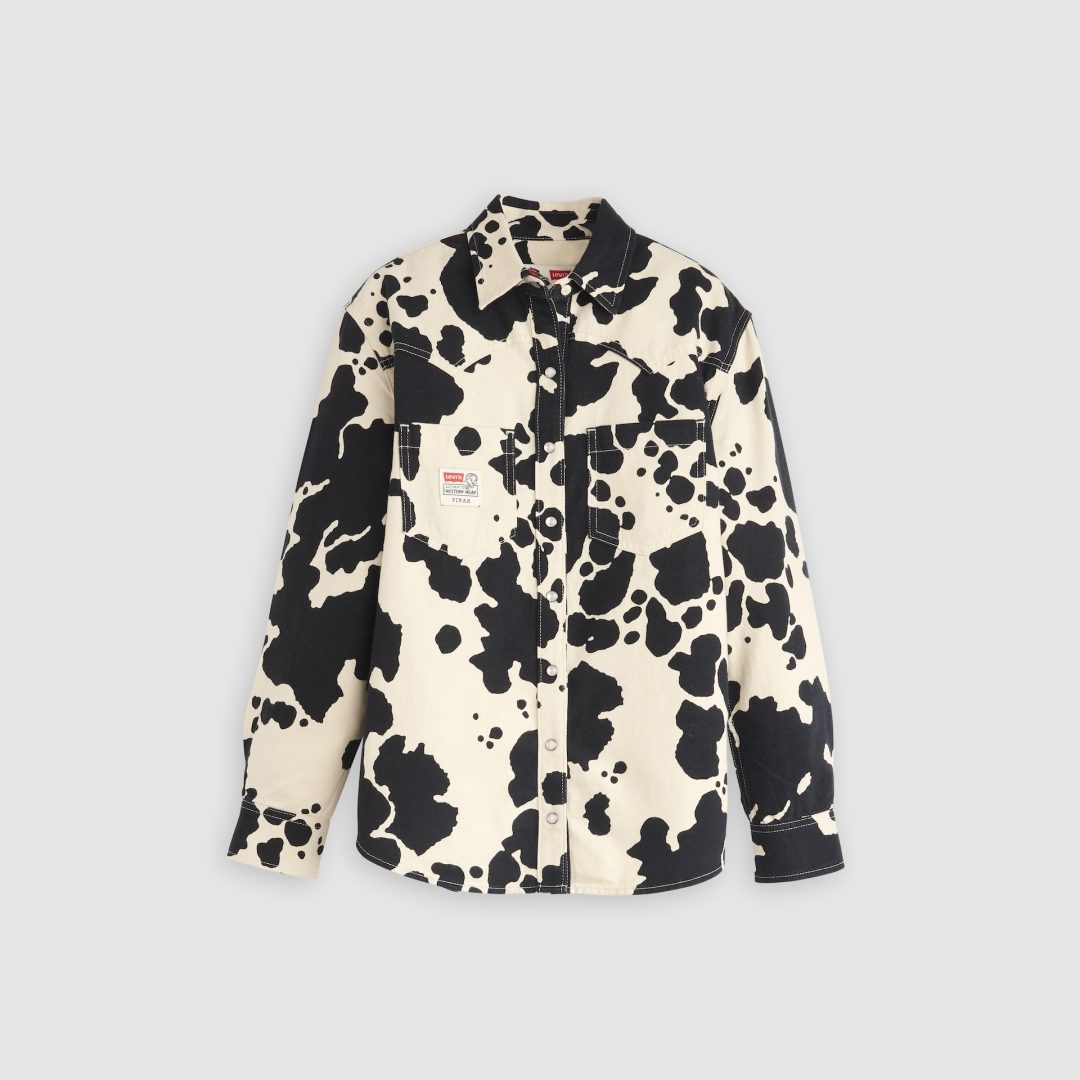 2025 Disney Pixar Toy Story Levi's Collection Cow Print Button Down
