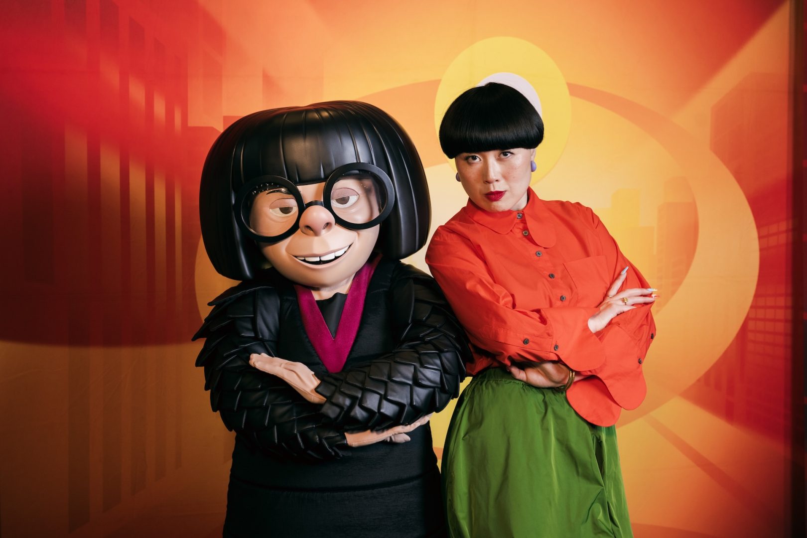 Comedian Atsuko Okatsuka visits the Disneyland Resort