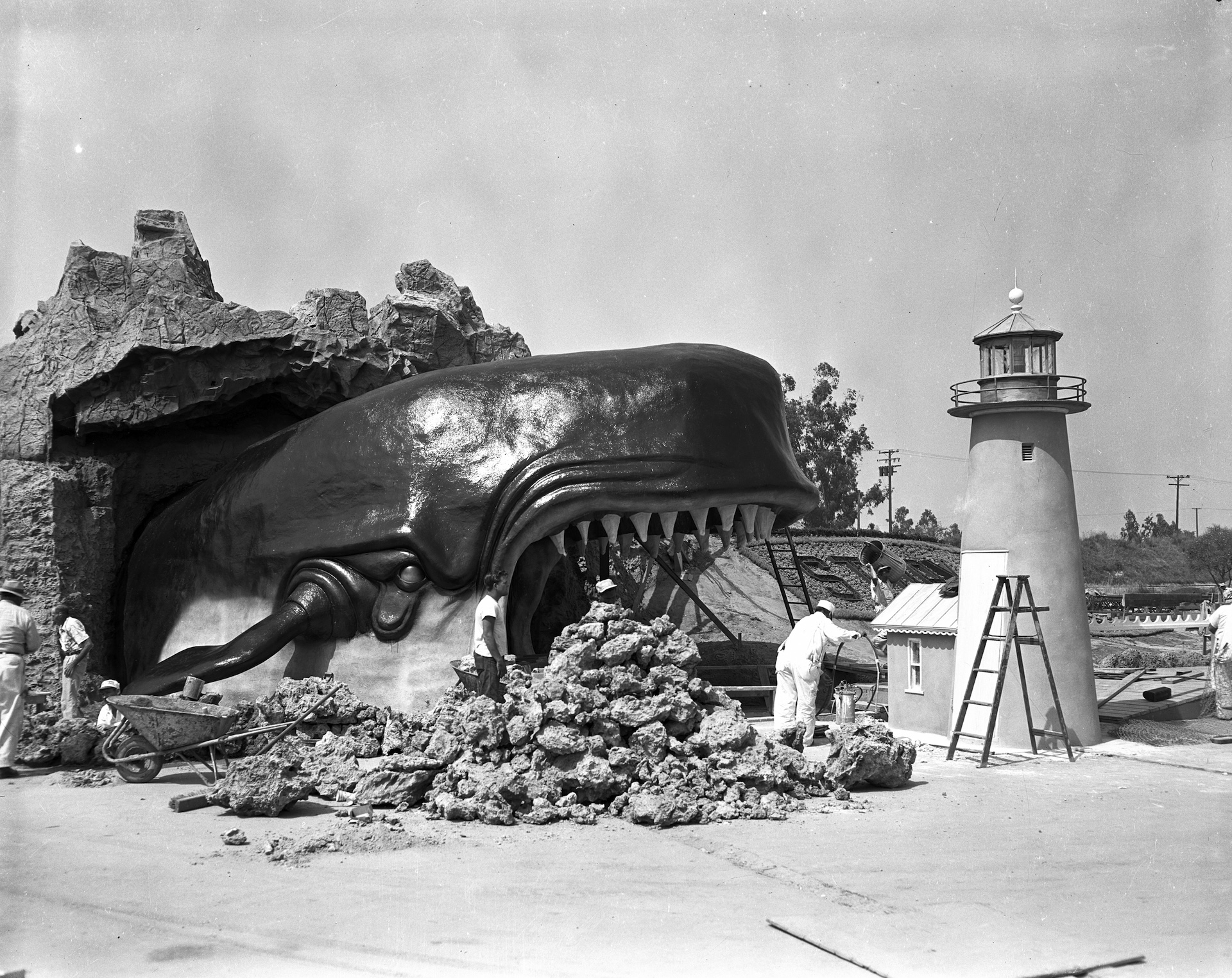 Construction of Storybook Land Canal Boats at Disneyland