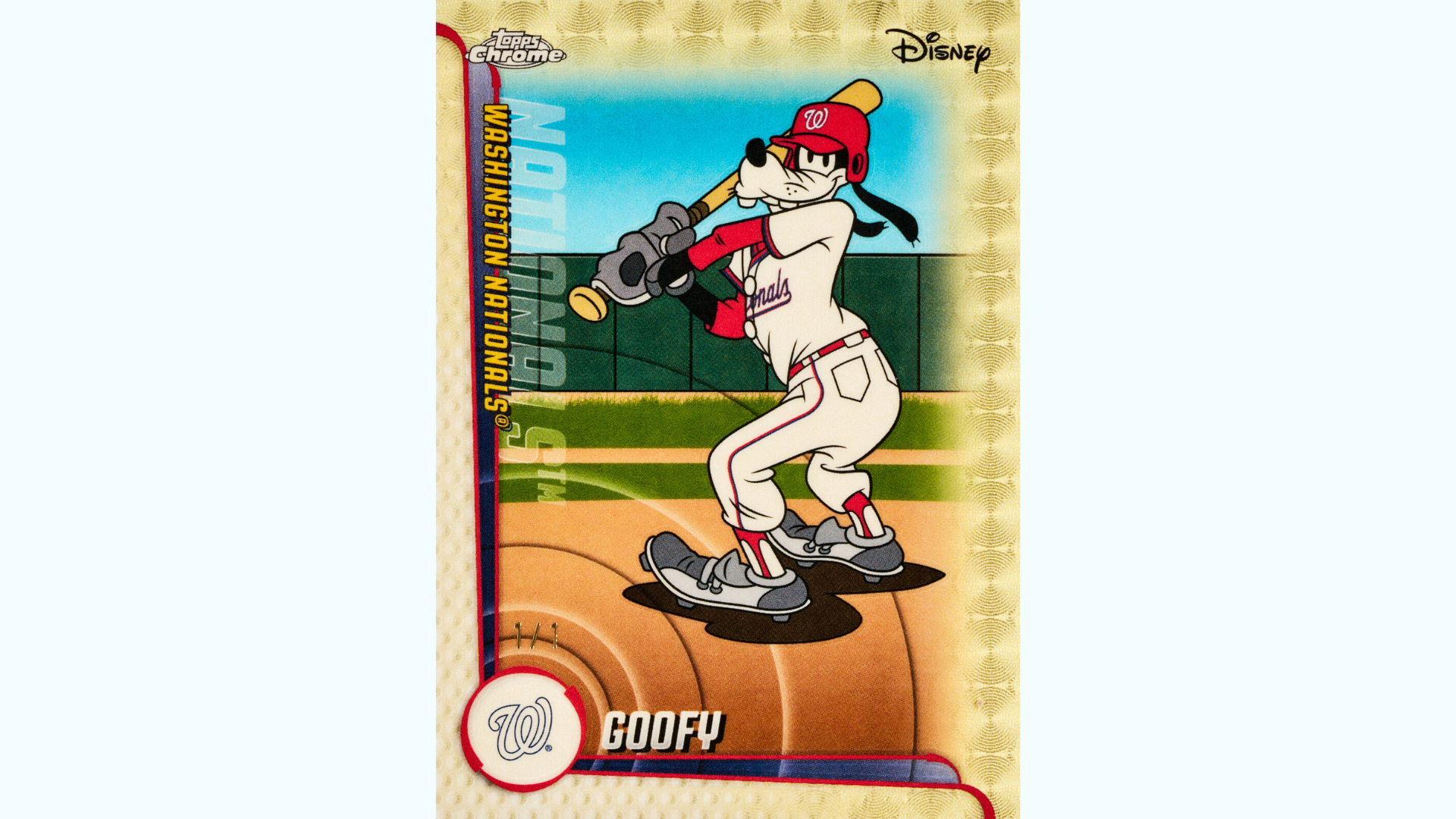 2025 Topps Chrome Disney with Goofy