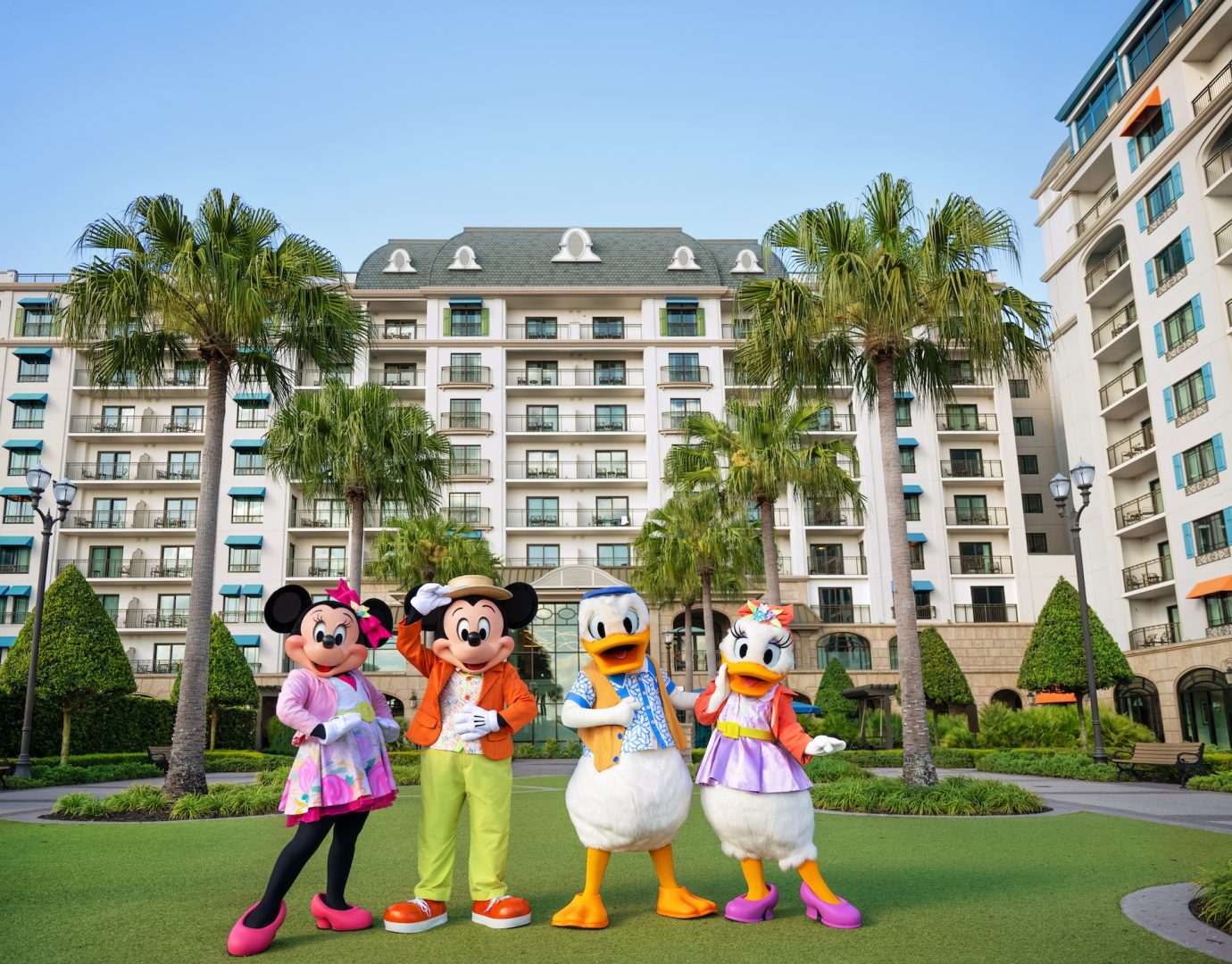 Minnie, Mickey, Donald, and Daisy at Walt Disney World Resort