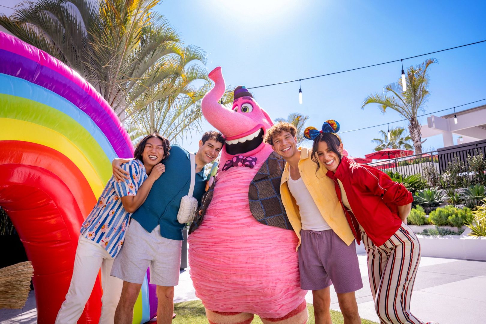 Bing Bong at Pixar Place Hotel