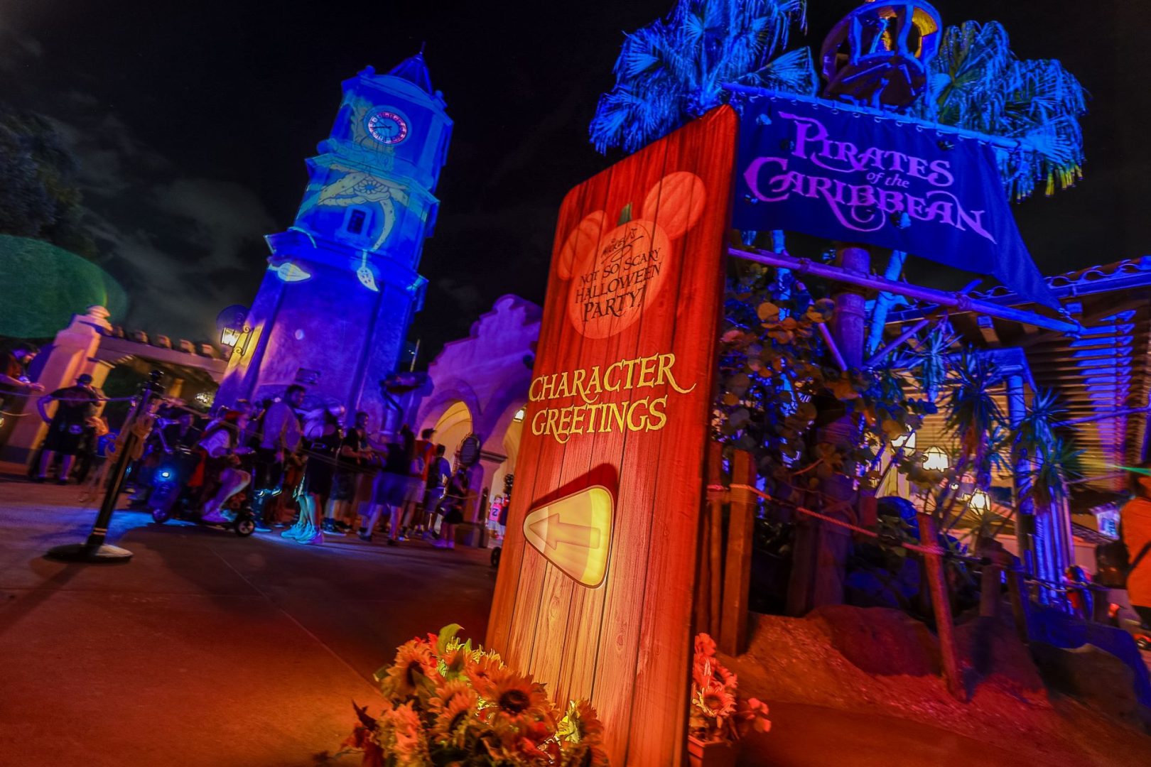 Characters at Mickey's Not So Scary Halloween Party planDisney