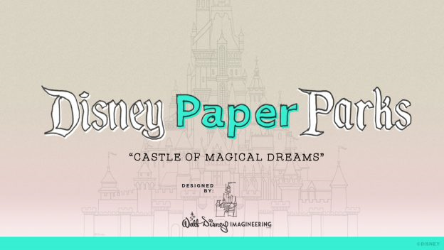 Disney Paper Parks Castle of Magical Dreams Hong Kong Disneyland