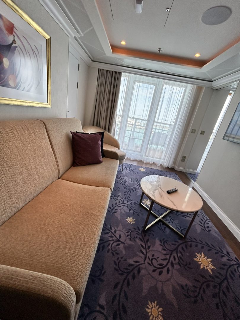 Disney Wish Concierge Suite Couch