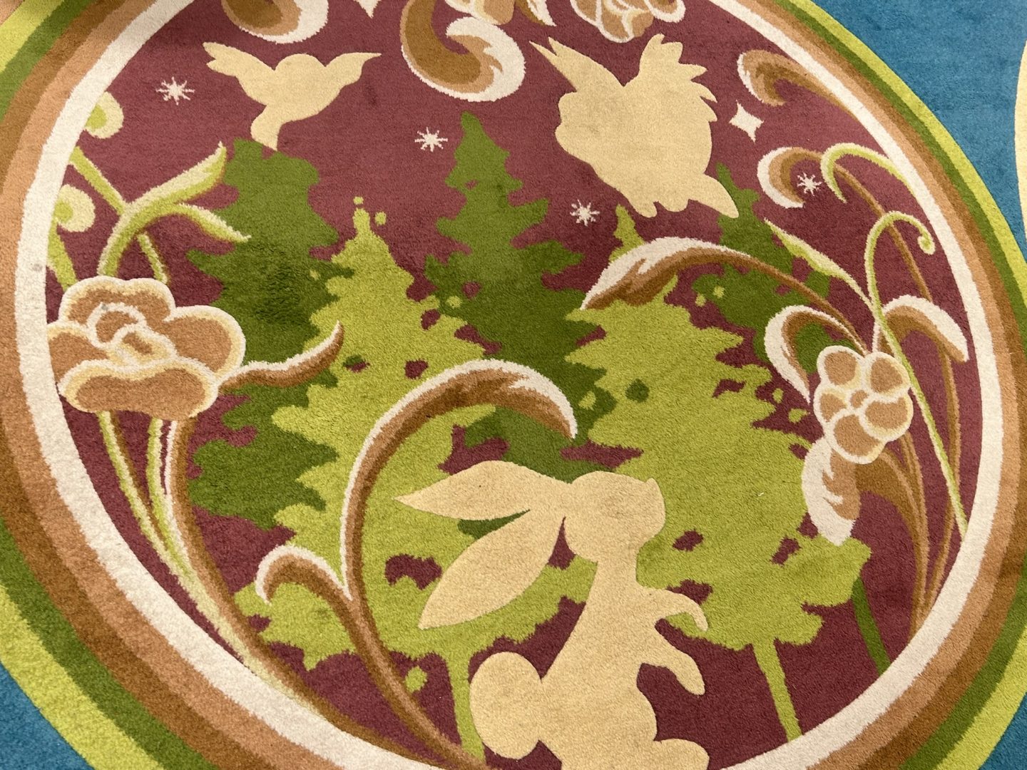 Disney Wish Hallway Woodland Carpet