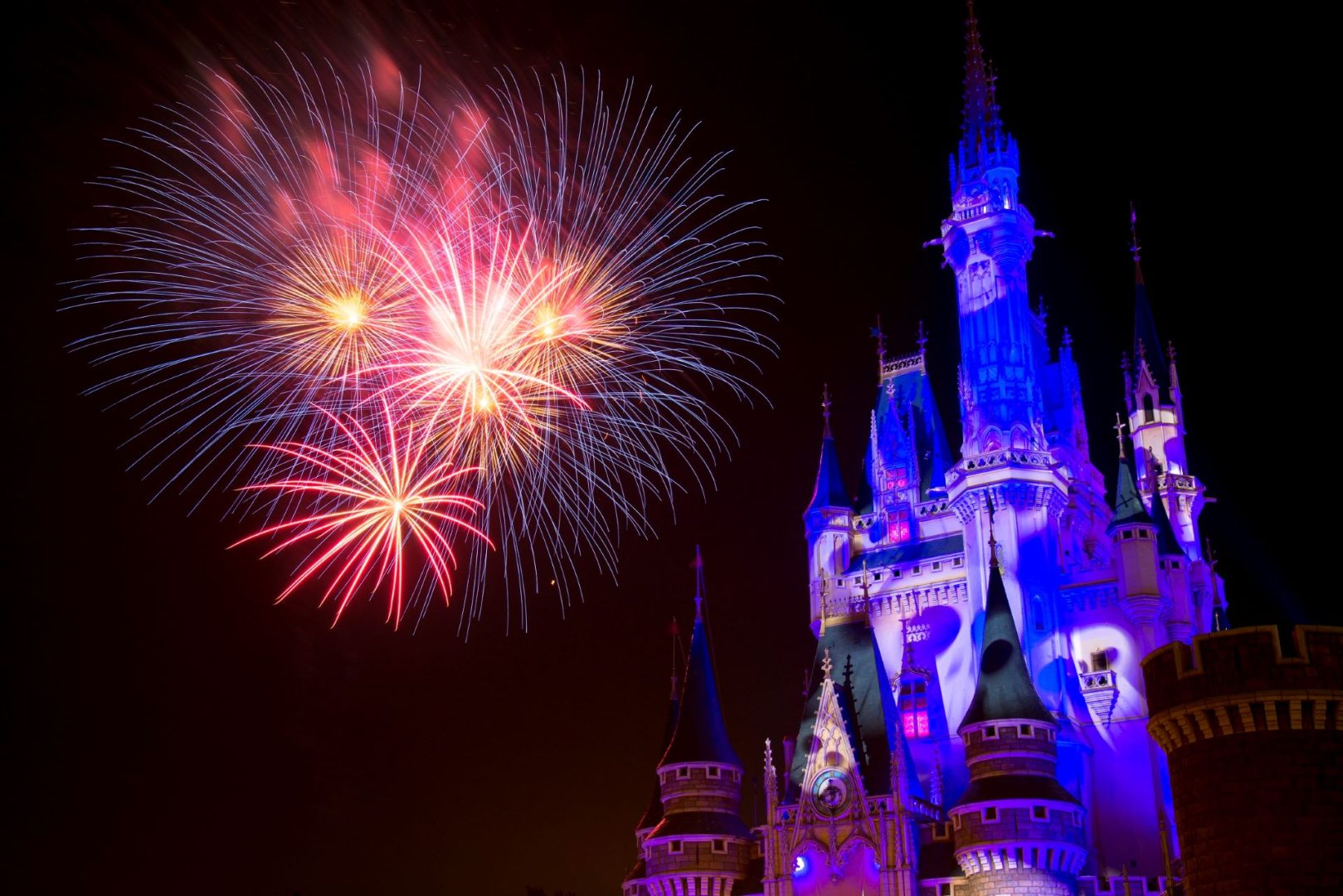 Halloween Fireworks at Tokyo Disney