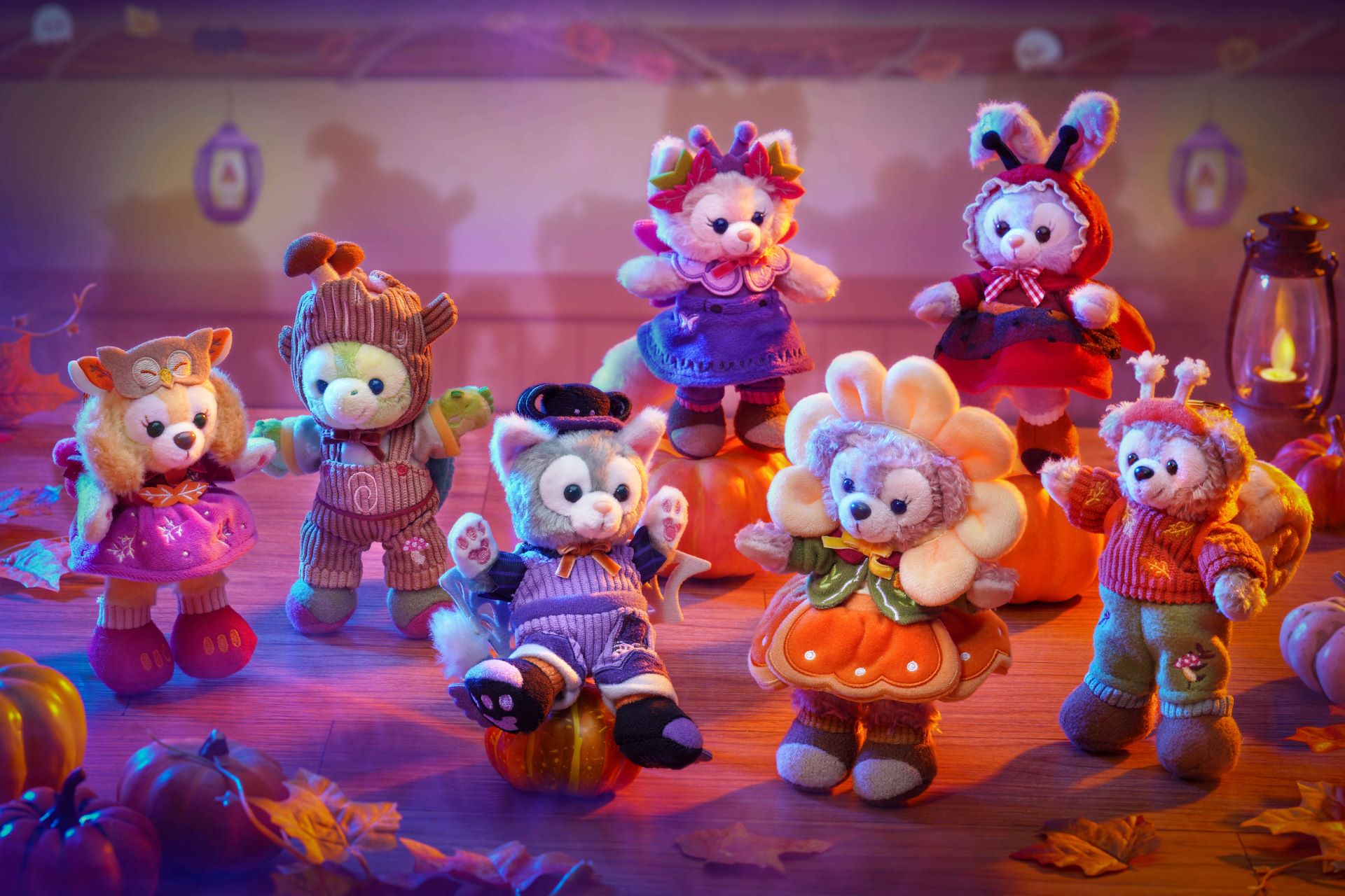 Hong Kong Disneyland Halloween Plush Keychains