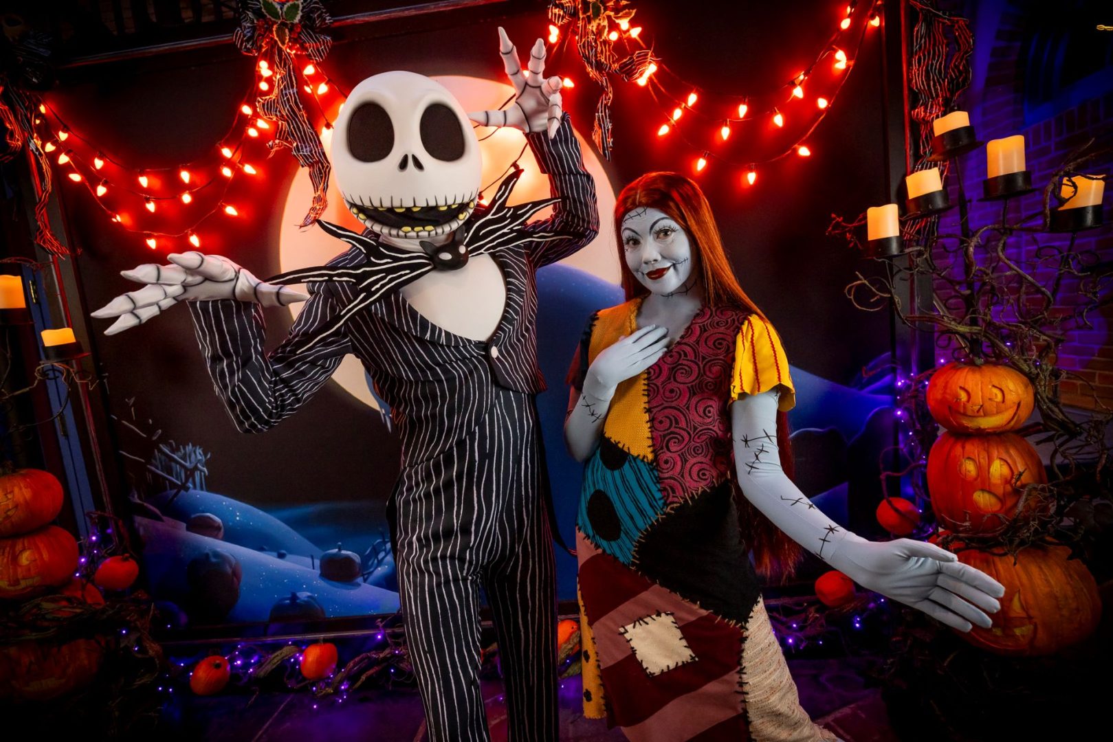 Jack and Sally at Disneyland Resort