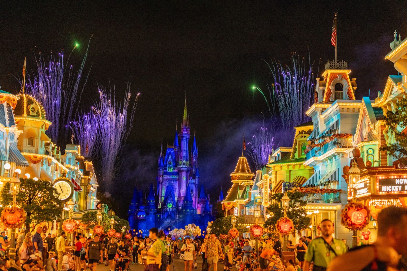 Main Street, U.S.A. during Mickey's Not So Scary Halloween Party