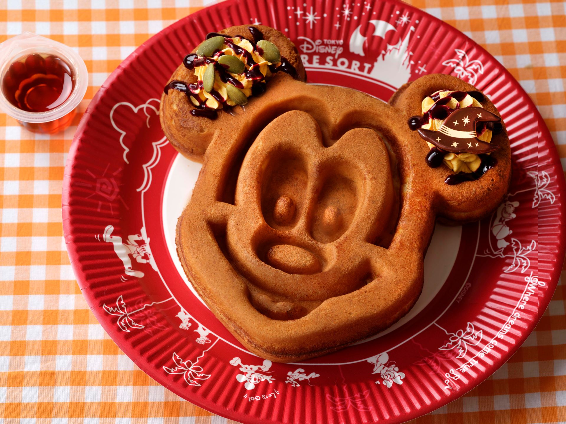 Mickey Waffle at Tokyo Disney