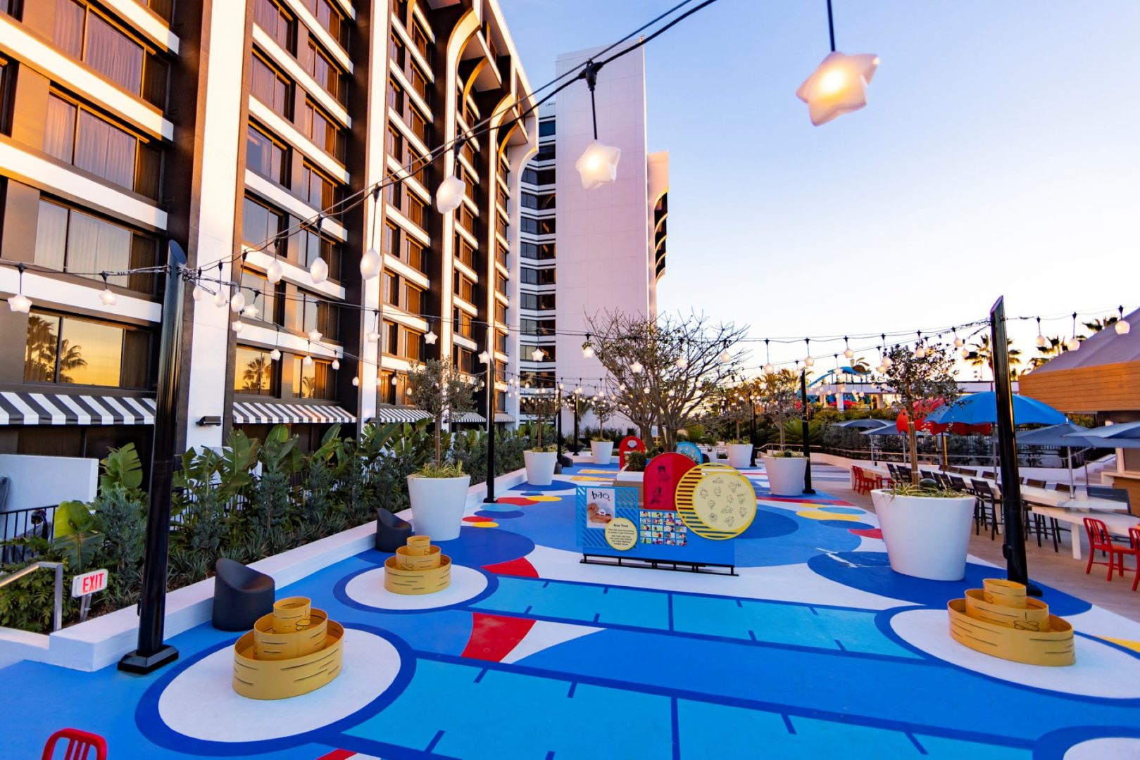 Pixar Shorts Court at Pixar Place Hotel 2025