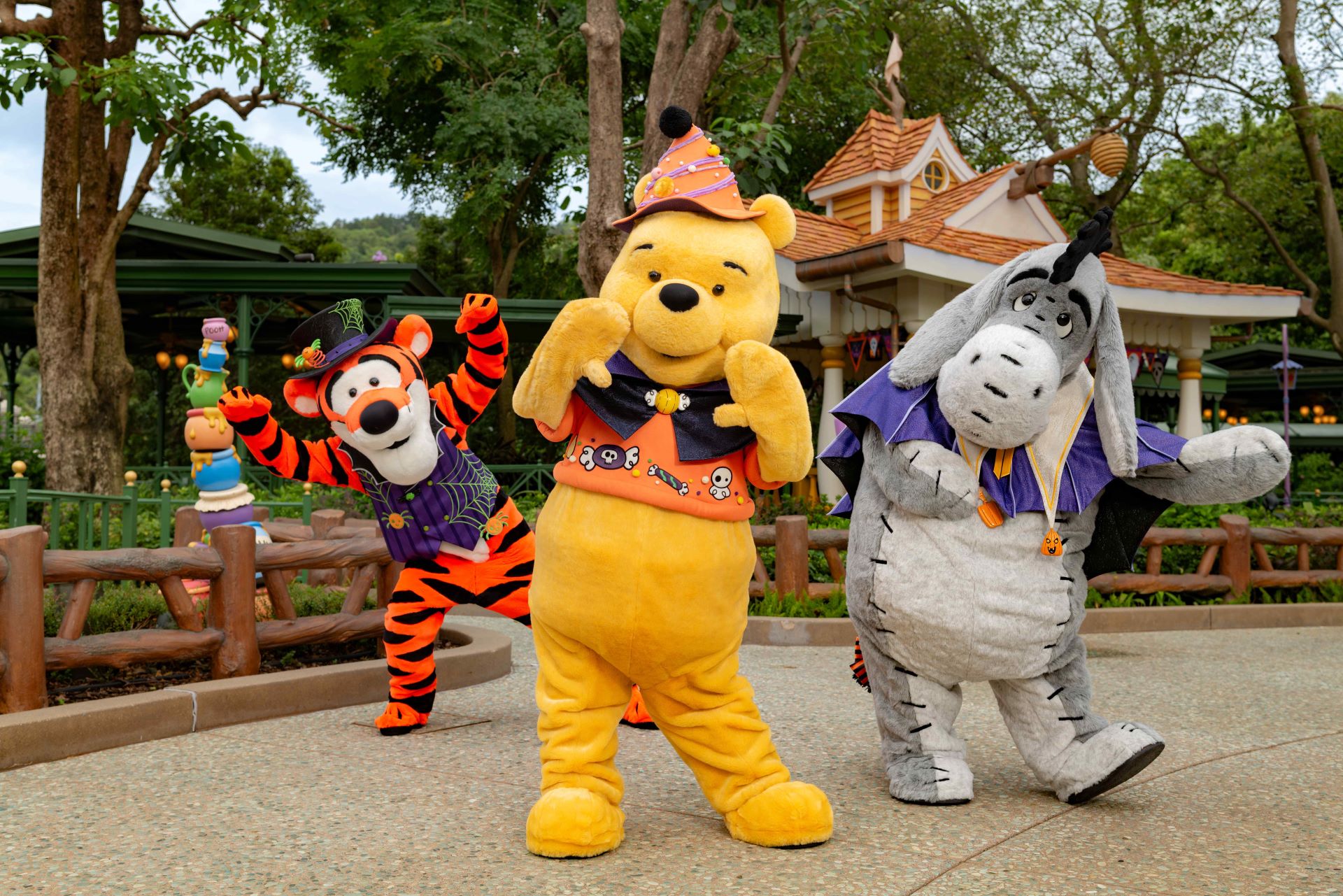 Pooh and Friends at Hong Kong Disneyland Halloween