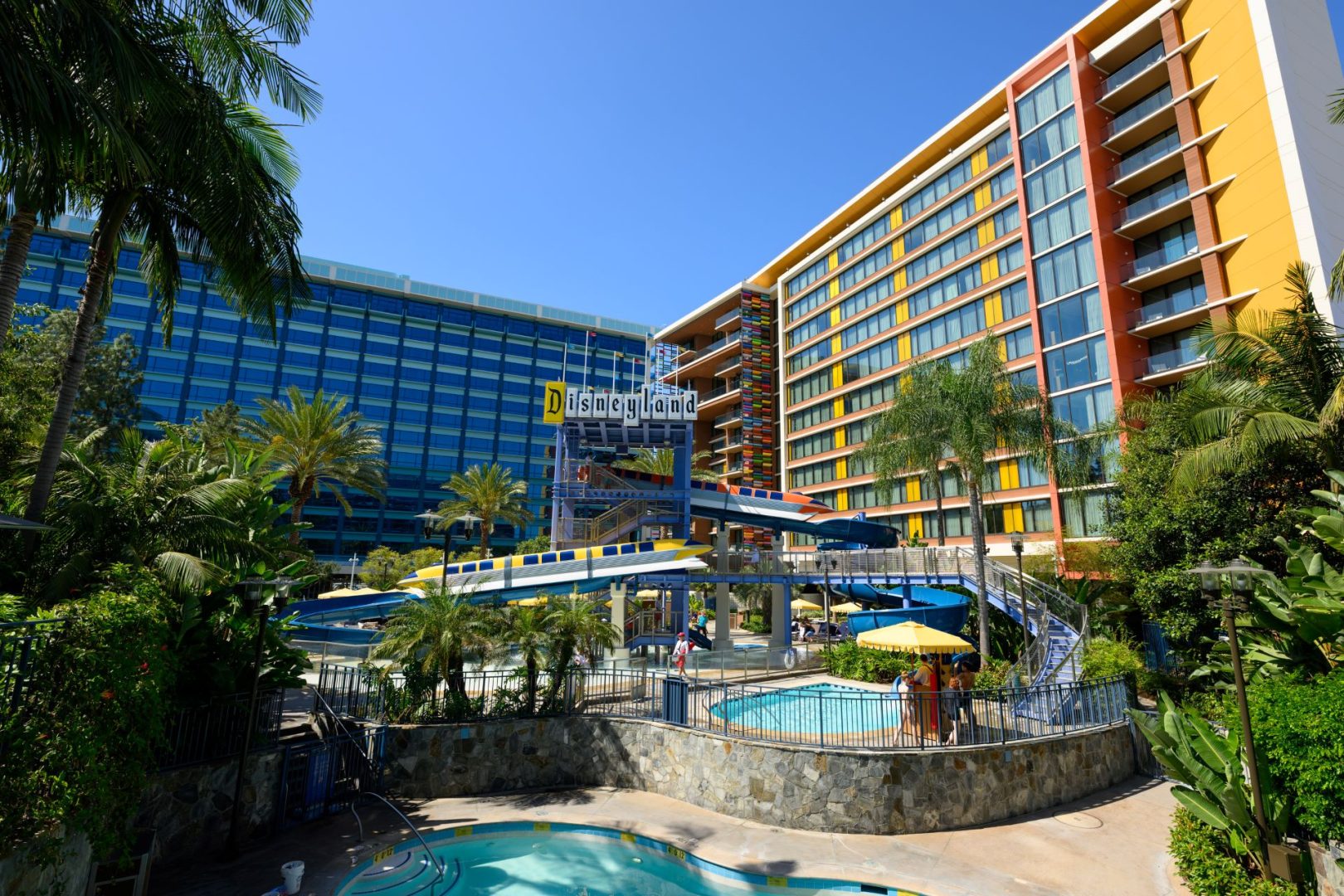 Pool at the Disneyland Hotel