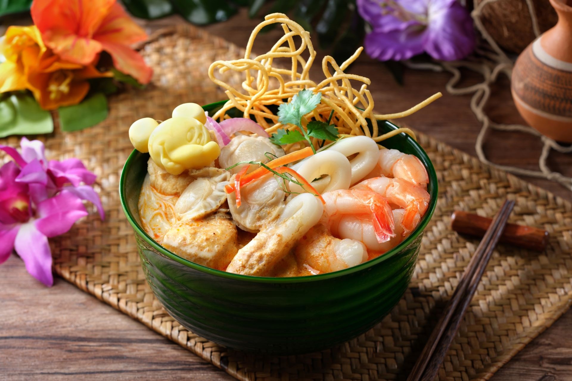 Seafood Laksa Soup Noodle at Wayfinders' Table