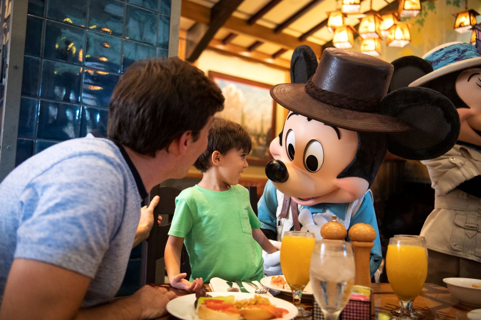 Storytellers Cafe with Mickey Mouse