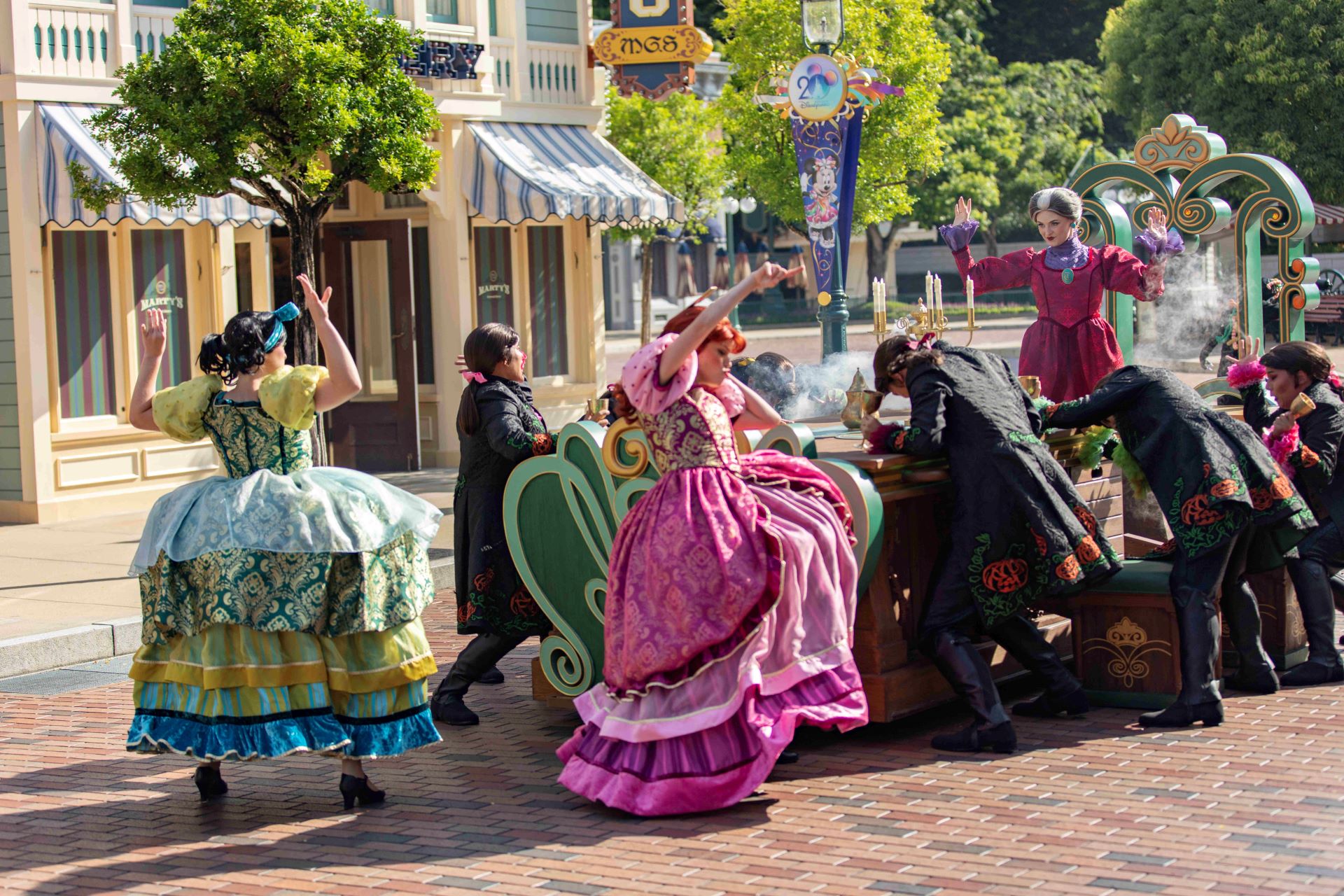 Uninvited Show on Main Street at Hong Kong Disneyland