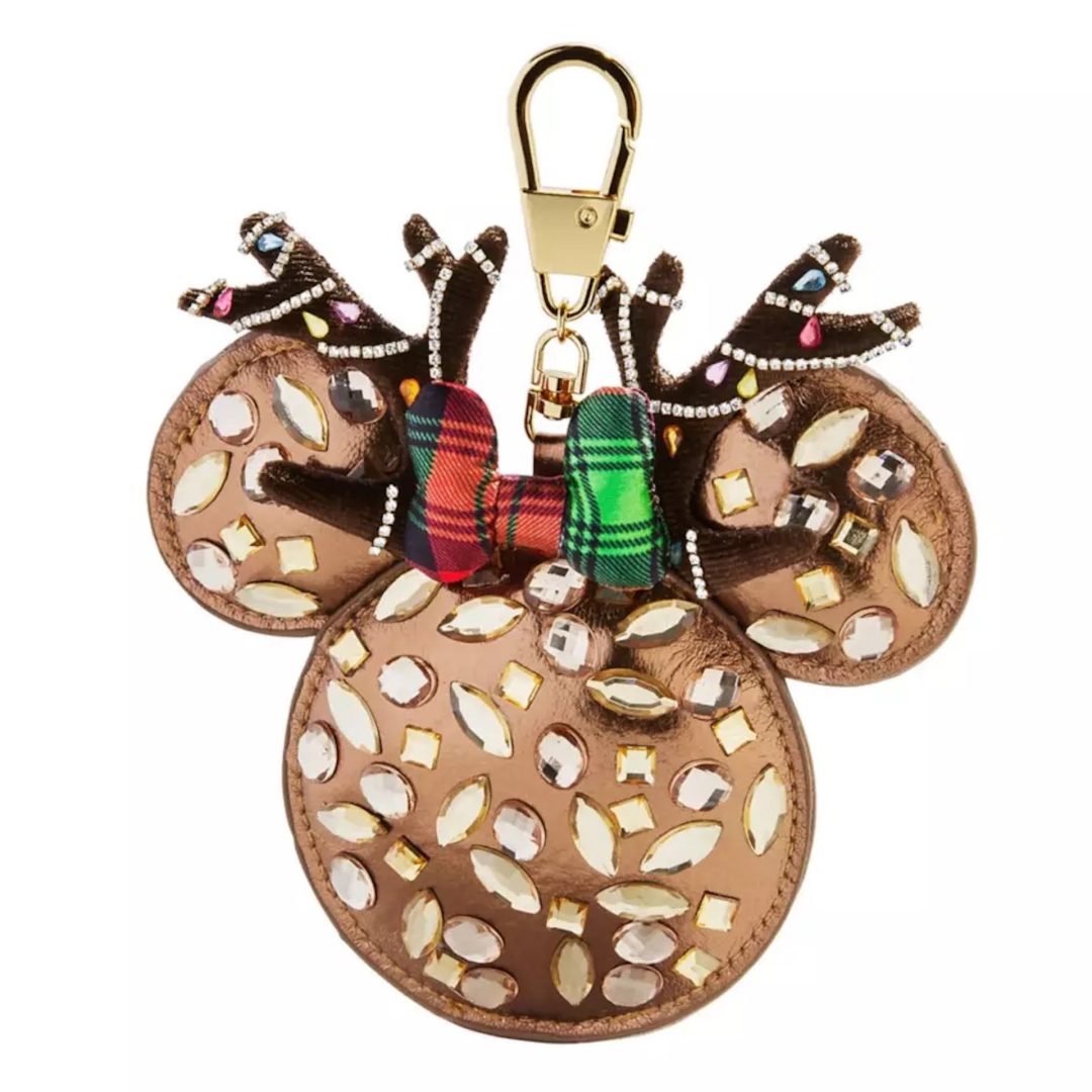 Minnie Mouse Icon Reindeer Bag Charm 