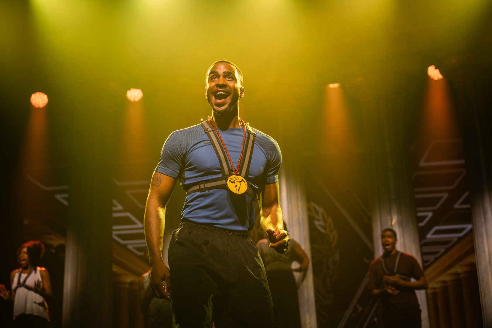 Disney Destiny Disney Hercules Cast Rehearsing on Stage