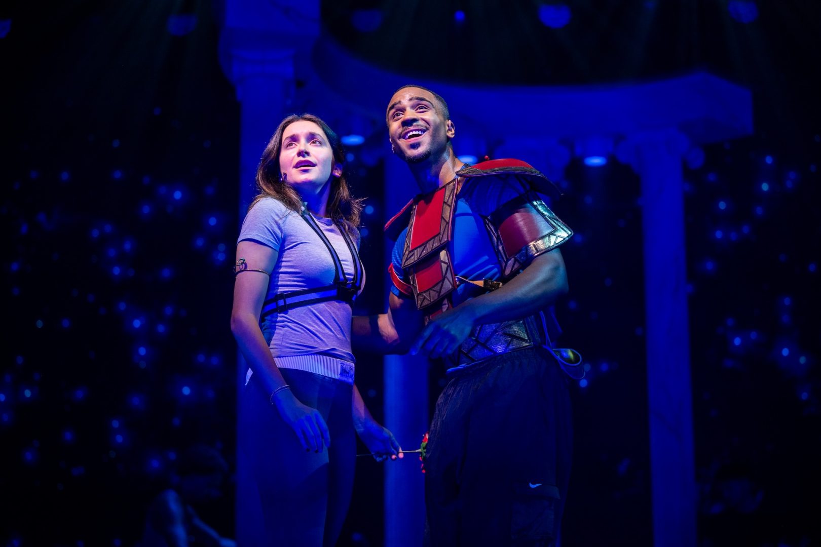 Disney Destiny Disney Hercules Cast Rehearsing on Stage