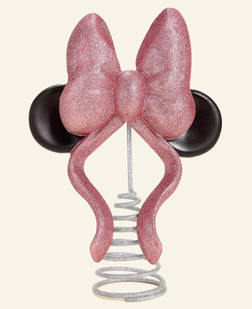 Disney x Macy’s Holiday Collection Minnie Mouse Bow Tree Topper 
