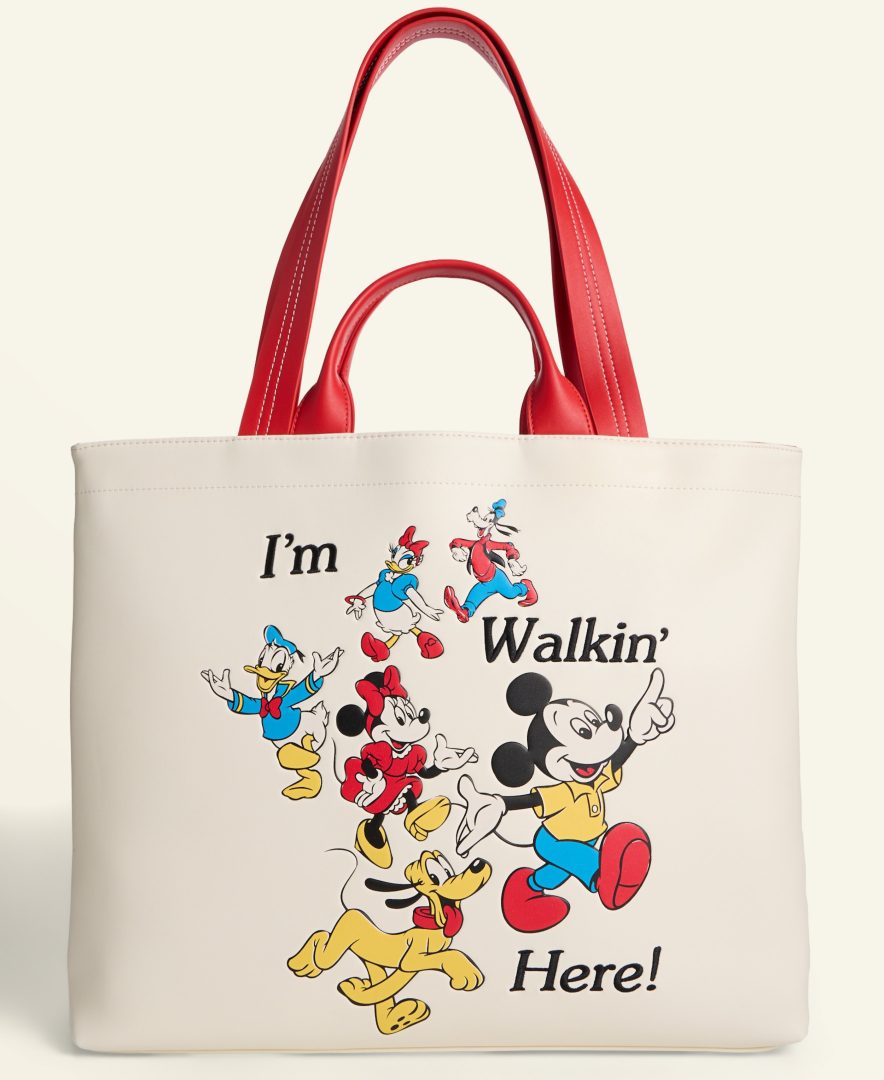Disney x Macy’s Holiday Collection “I'm Walkin Here" Faux-Leather Tote 