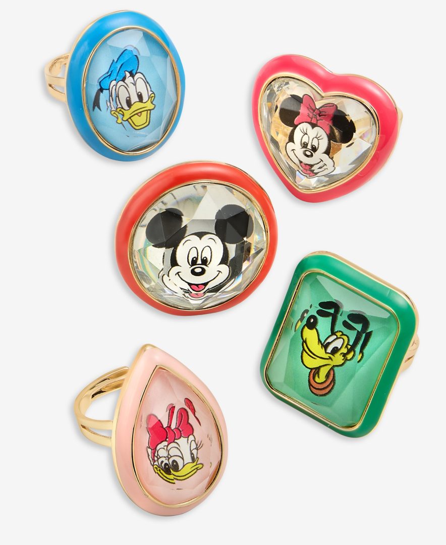 Disney x Macy’s Holiday Collection Kids Mickey & Friends Ring Set 