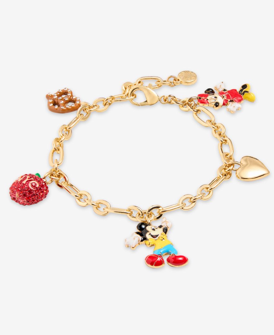 Disney x Macy’s Holiday Collection Mickey & Minnie Cluster Charm Bracelet 