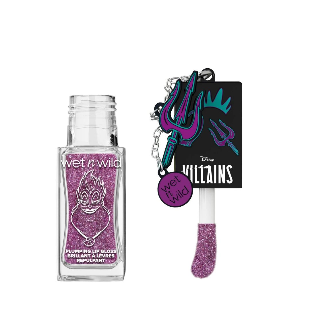 Wet N Wild Disney Villains Pick Your Vice Plumping Lip Gloss with Charms in Totally Twisted