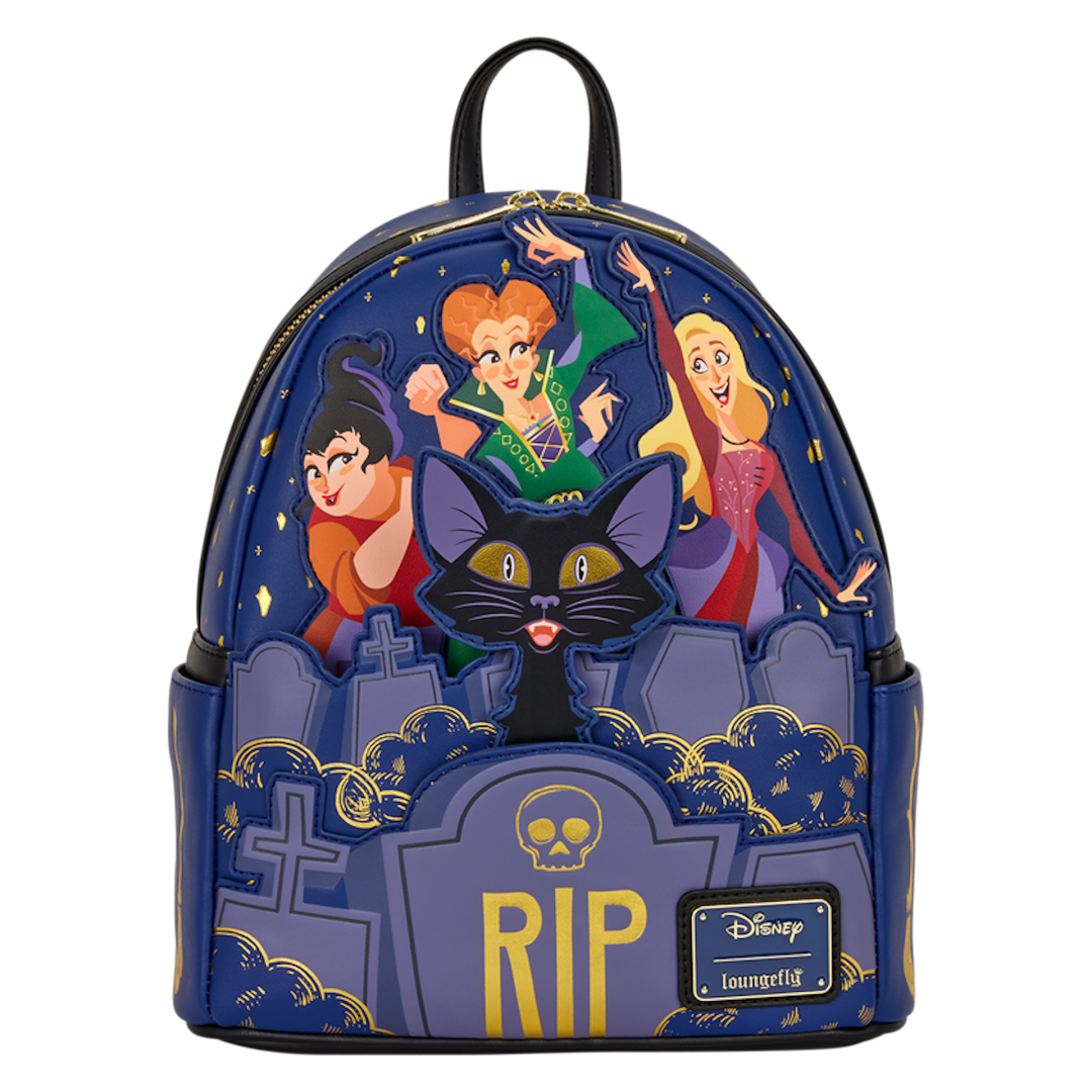 Loungefly Hocus Pocus Sanderson Sisters Graveyard Mini Backpack