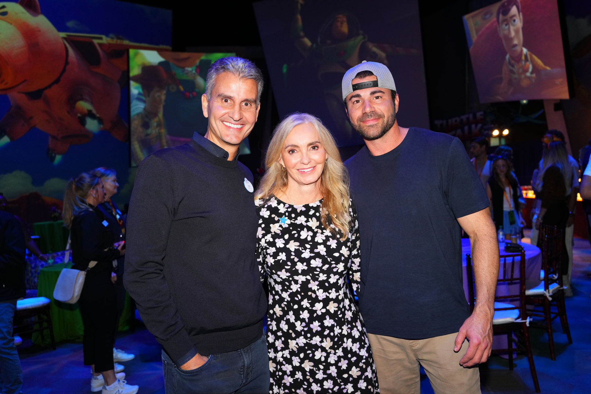 Josh D'Amaro, Leslie Motter, and Mark Rober
