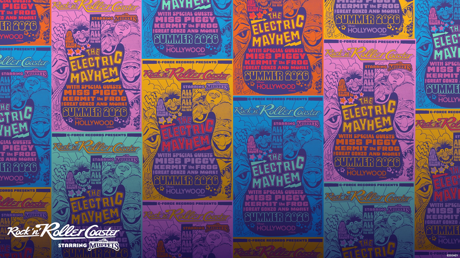 Rock ‘n’ Roller Coaster Starring The Muppets Wallpaper