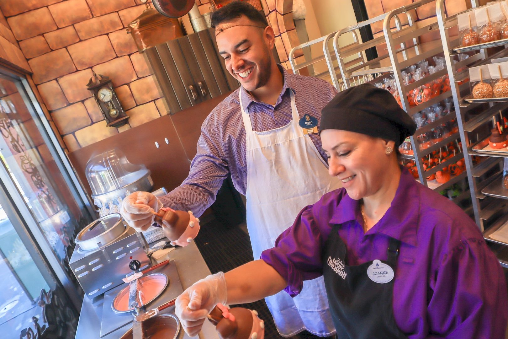Cast Members at Disney Springs Candy Cauldron