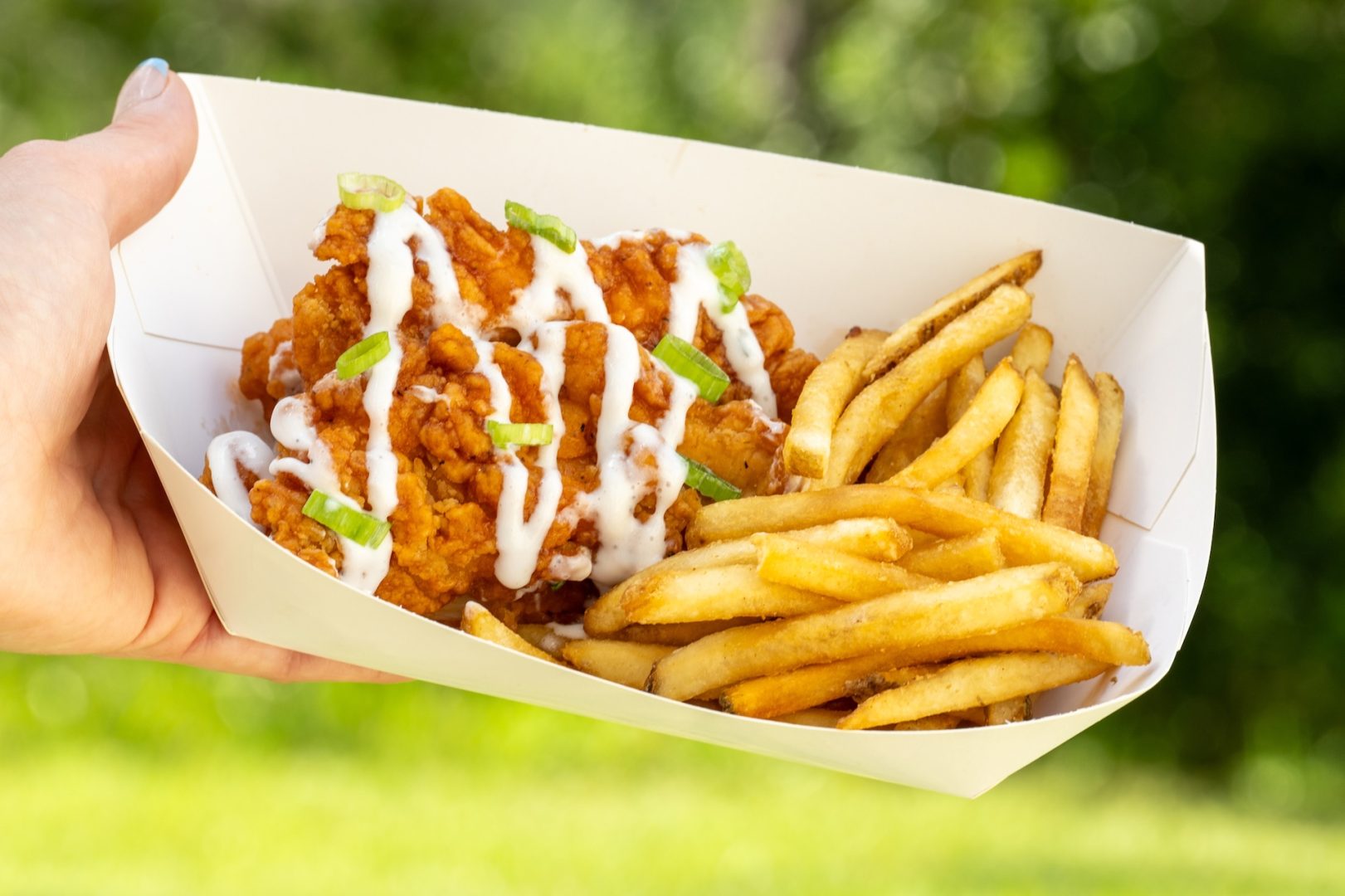 Honey Buffalo Chicken Strips with Ranch