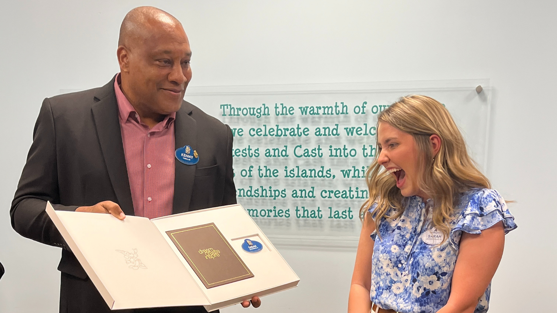 Cast Members Recieve The Walt Disney Legacy Award at Disney World