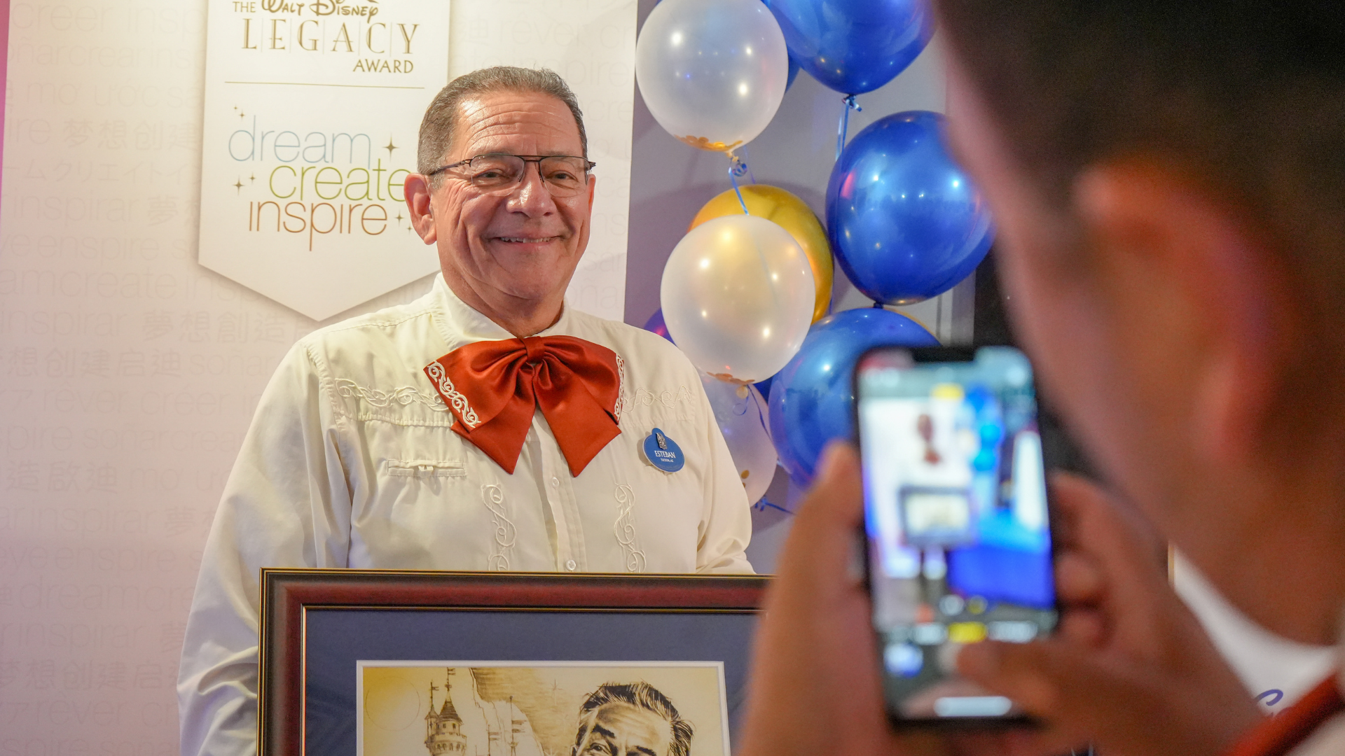 Cast Members Recieve The Walt Disney Legacy Award at Disney World