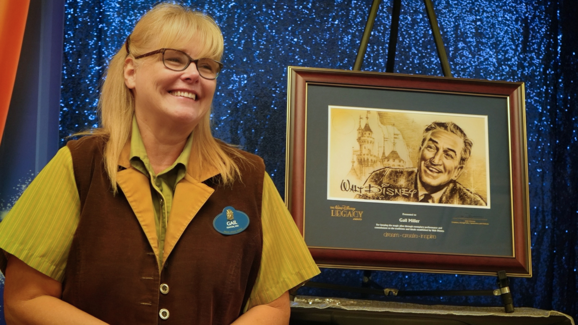Cast Members Recieve The Walt Disney Legacy Award at Disney World
