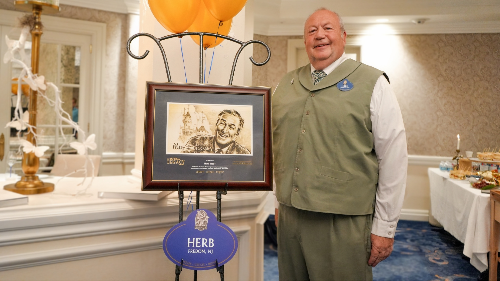 Cast Members Recieve The Walt Disney Legacy Award at Disney World