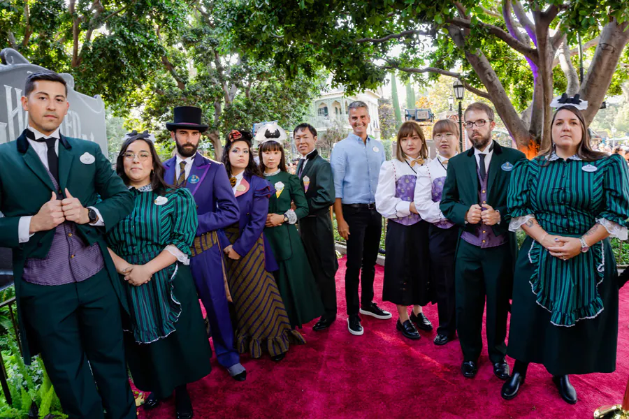 Cast Members at Haunted Mansion Premiere at Disneyland