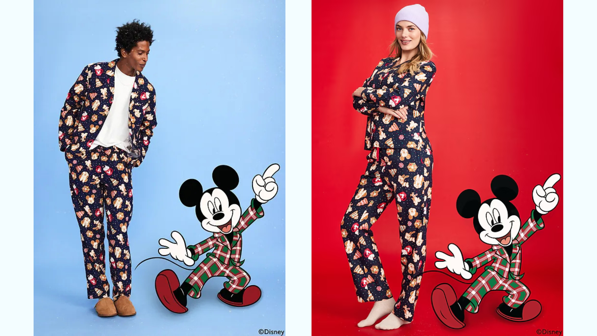 Disney Cookie Party Pajama Print