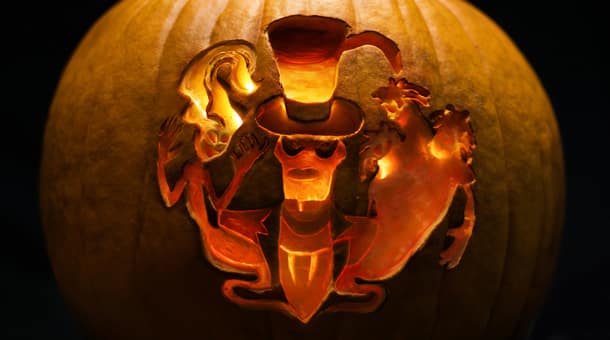 Dr Facilier Pumpkin Carving Stencil