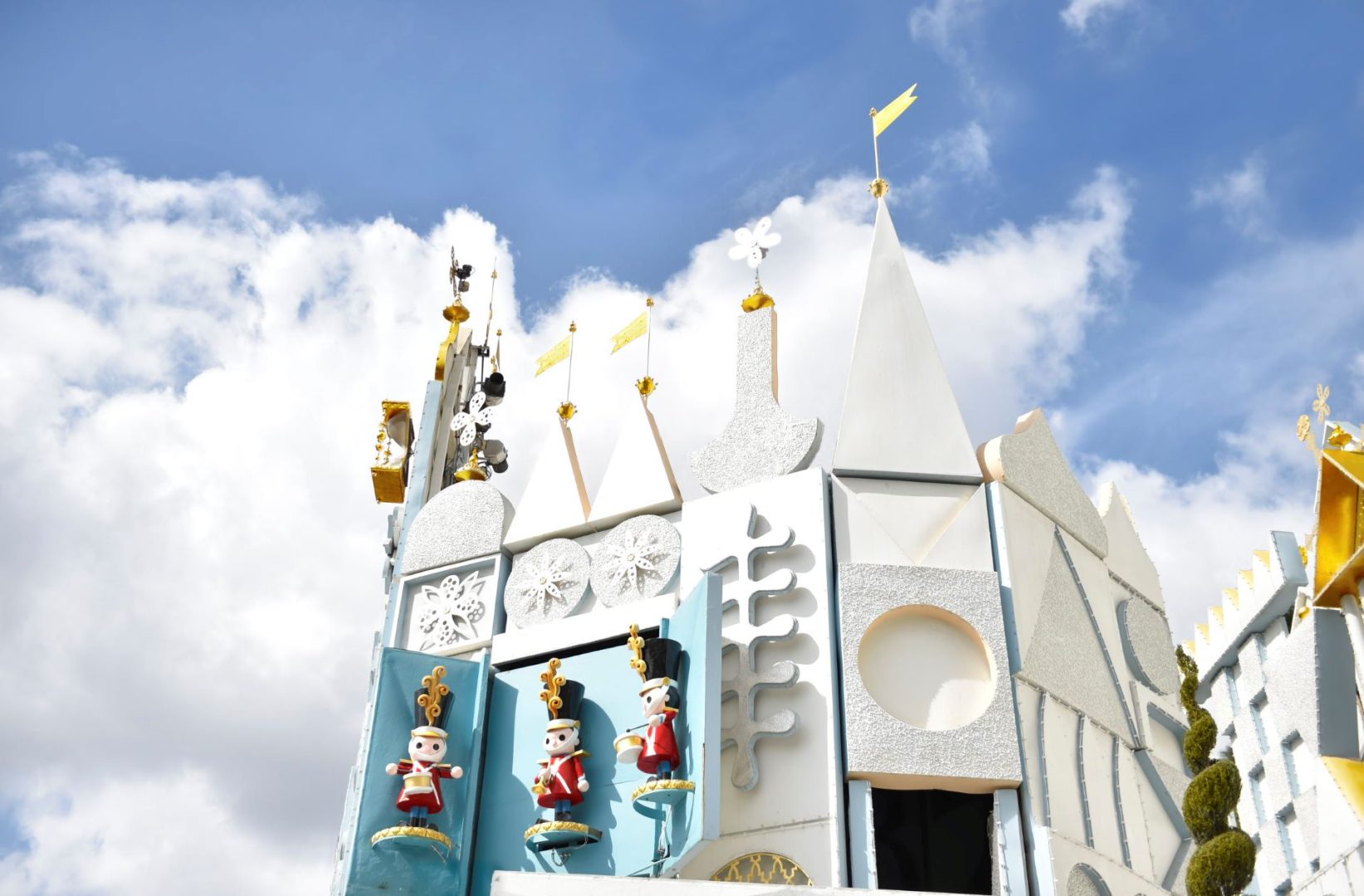 Exterior of it's a small world at Disneyland