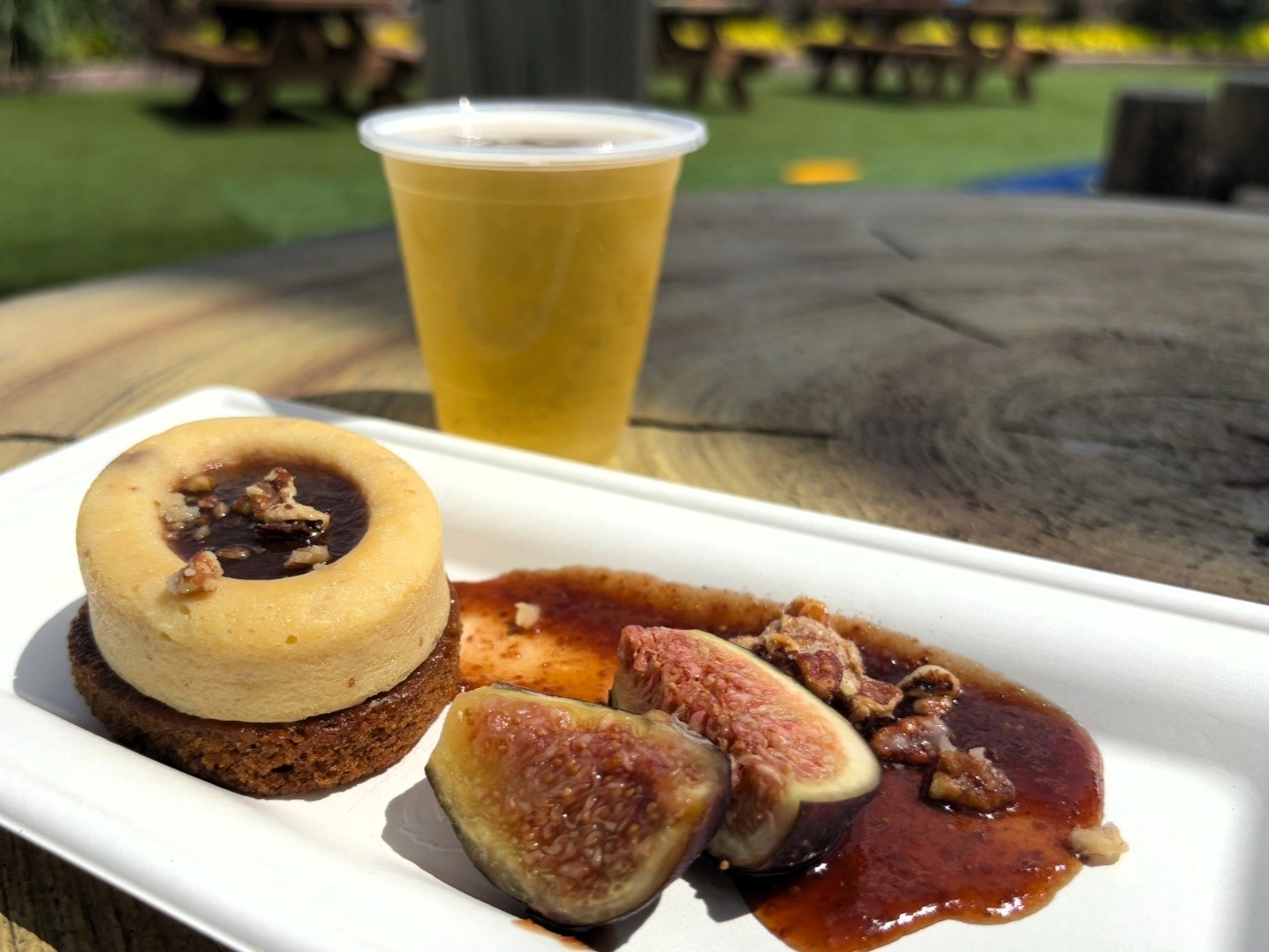 Fall Fruit Cheesecake EPCOT Food and WIne