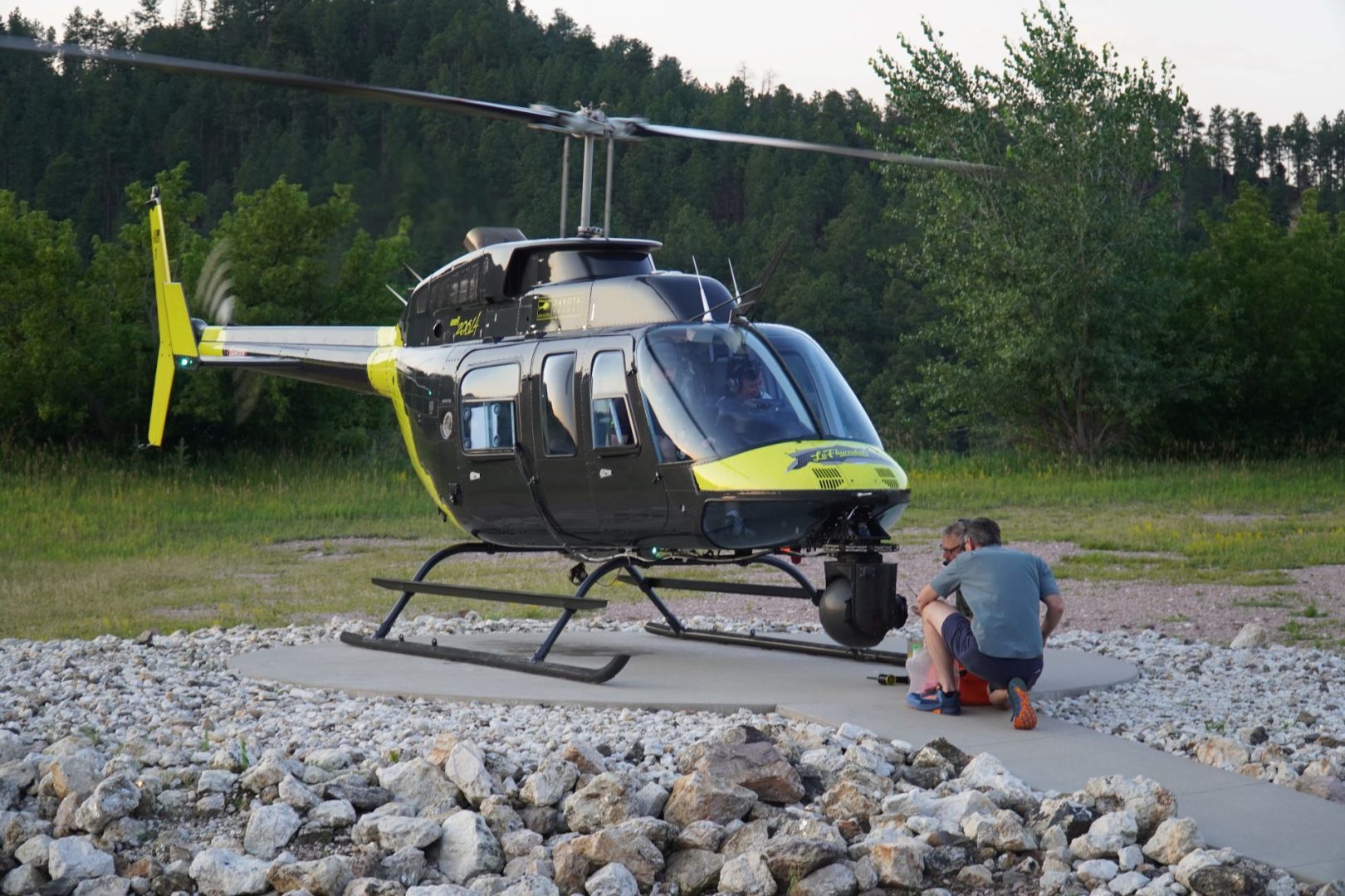 Helicopter for Filming Soarin' Across America