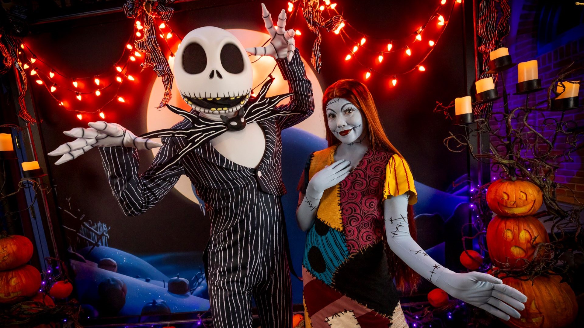 Jack and Sally at Disneyland Park
