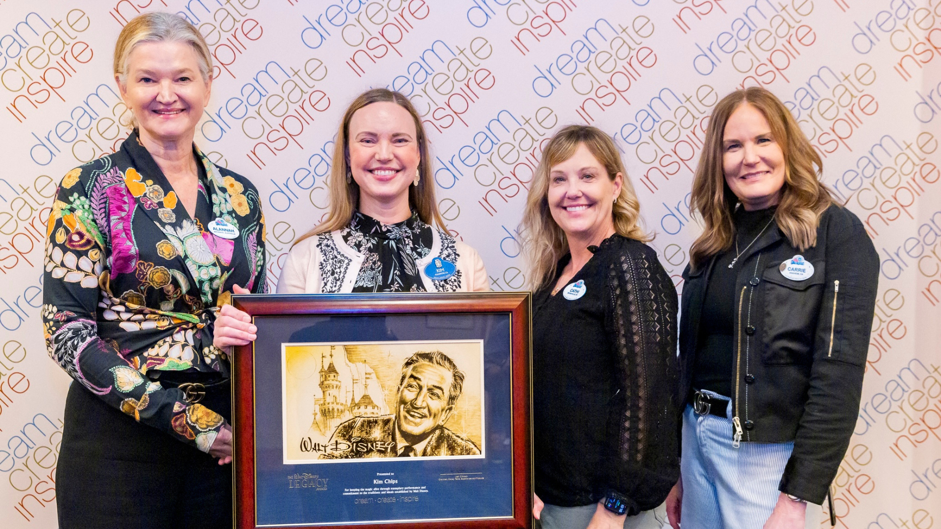 Kim Chips Walt Disney Legacy Award