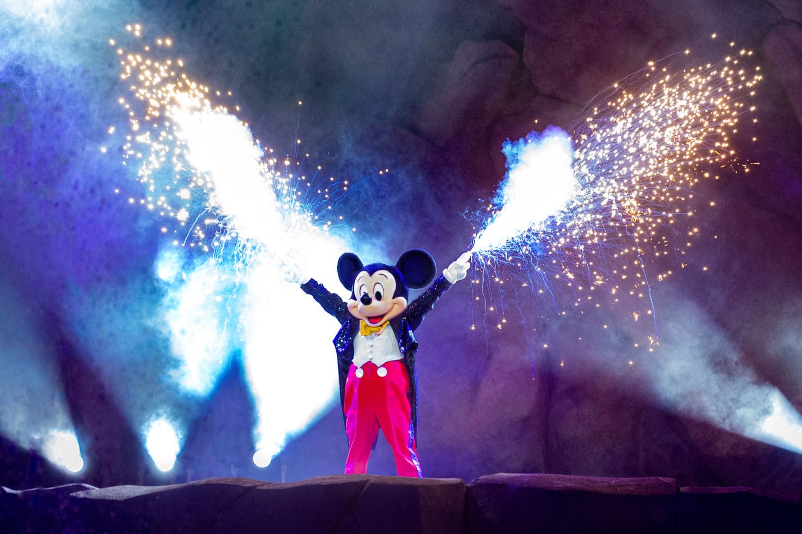 Mickey Mouse in Fantasmic at Disney's Hollywood Studios