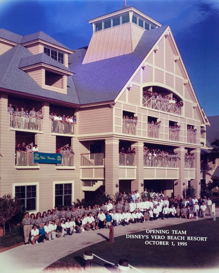 Opening Day Team at Disney's Vero Beach Resort